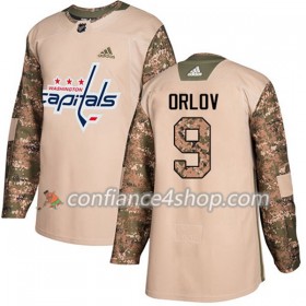 Adidas Maillot de Hockey Washington Capitals Dmitry Orlov 9 2017-2018 Camo Veterans Day Practice Authentic - Homme